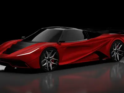 Concept Car - Oliveira 703Ta 3D model