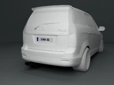 Proton Exora Bold Low-poly 3D model