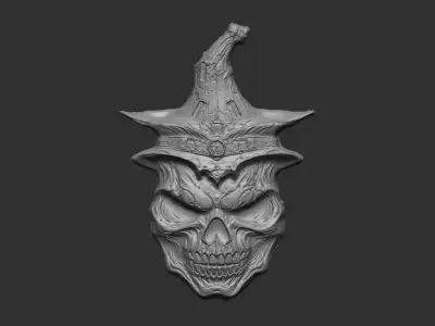 scary face cnc  3D print model
