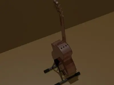 Acoustic Guitar Taylor 114ce  With Stand Low-poly 3D model