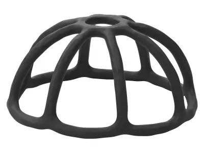 Nested clay bowl 3D model