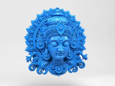 Wall Buddha 3D print model