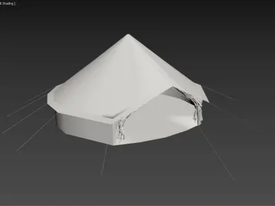 Outdoor Luxury Tent 3D model