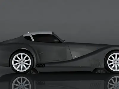 Morgan Aero Low-poly 3D model