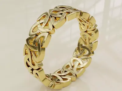 Gold Ring 3D print model