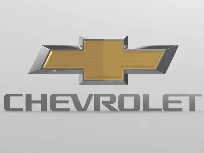 chevrolet logo 3D model from CGTrader