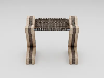 Tulum Resting Chairs 3D model