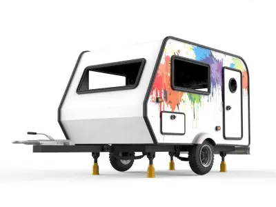 Trailer Travel 3D print model