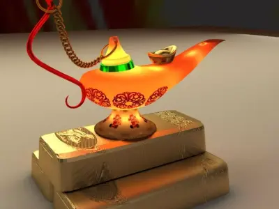 Magic Lamp 3D model