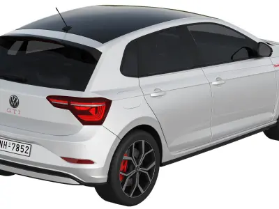 Volkswagen Polo GTI 2022 3D model