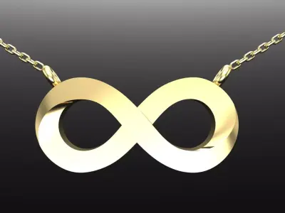 Pendant P10 The luxury female pendant 3D print model