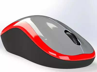 Wireless Mouse 3D model