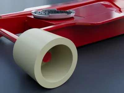 QUICK LIFT LOW PROFILE CAR TROLLEY JACK 3D model