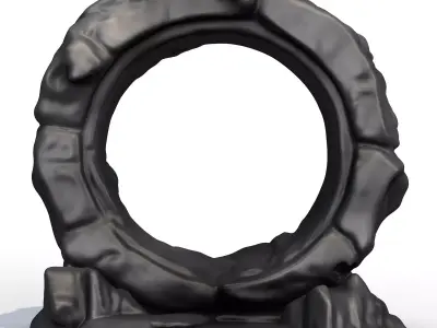 Stone Circle Archway Natural Rock 3D print model