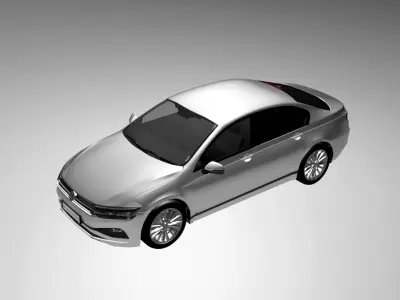 volkswagen passat limousine 2020  3D model