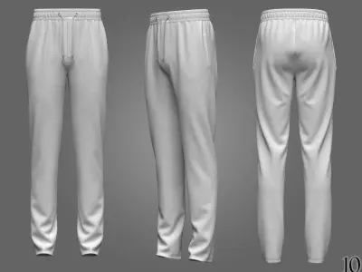 Mens Jogger 01 3D model