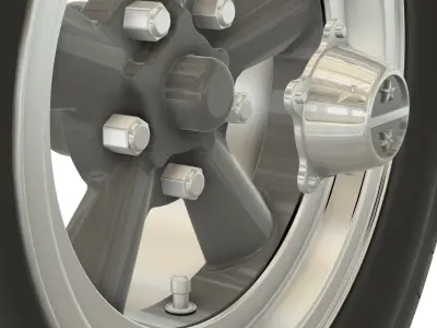 American Racing Torq Thrust - 3d Printable 3D print model