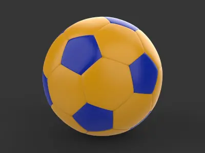 Soccer ball 3D model 22