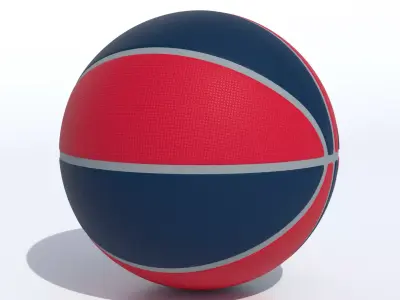 Wilson Washington Wizards Basketball  3D model