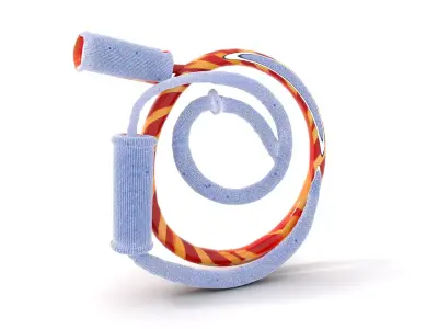 Striped Jump Rope model pack Low-poly 3D model