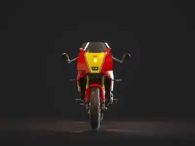 Base model  Yamaha XSR 900 GP 2024 3D model