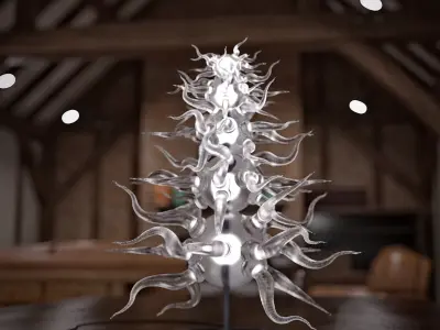 Tentacle lamp 3D model