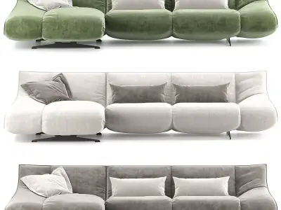 koinor mellow sofa Low-poly 3D model