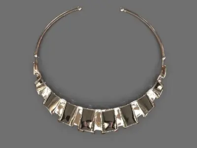 Modern style cuff bracelet 3D print model