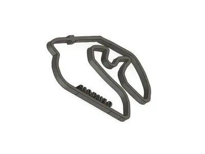 Sao Paulo F1 Racing Track 2025 3D print model