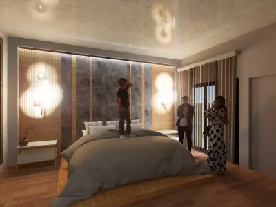 BedRoom Interior 3D model