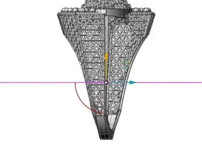 641 Beaded Ovel Lattice Ring 4gm 3D print model