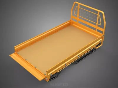 TAILGATE DROP SIDE LOAD BED BODY REAR GATE DOOR PICKUP TRUCK CAR 3D model