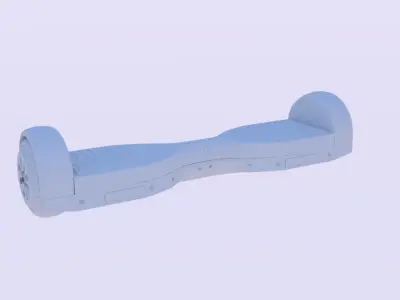  Electric Skateboard  3D model