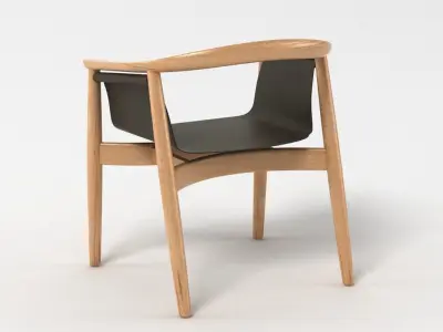 Zeitraum Pelle Chair 3D model