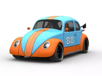 bettle car  3D model