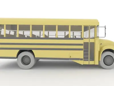 Shool Bus 3D model