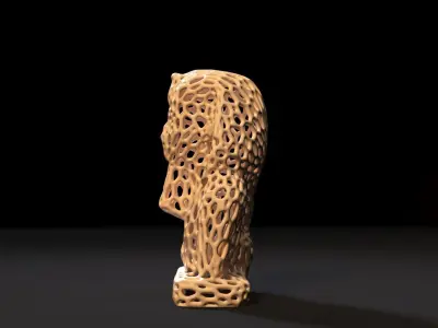 Tutankhamun Voronoi 3D print model