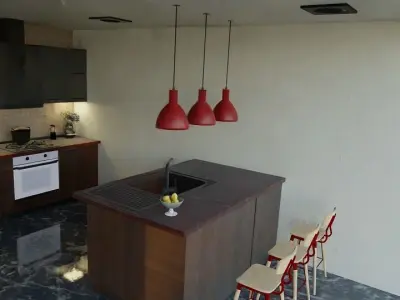 Modern Kitchen 3D model buy