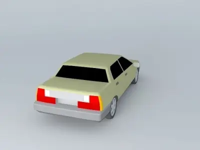 Aero car Free 3D model