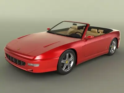 Ferrari 456 GT Convertible 3D model