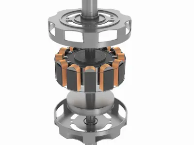 Electro Motor 1 3D model