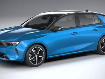 Vauxhall Astra Basic 2022 3D model