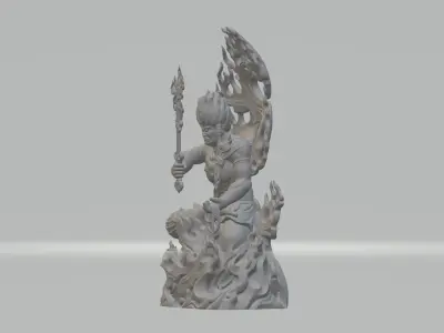 Buddha Statue of Acala 3D print model