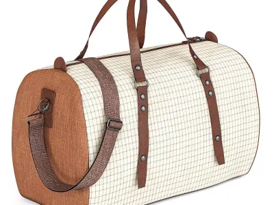 Luxury Bag With Handles 3D model