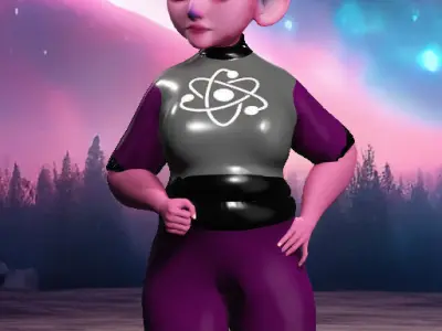 Sckript Toon Series Science-fiction collection The Engineer Low-poly 3D model