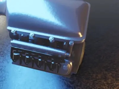 Camaro Copo Engine Miniature 3D print model