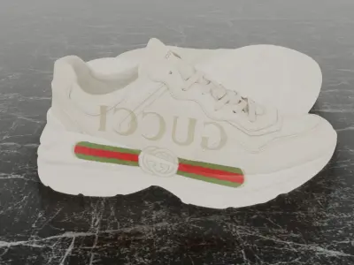 GUCCI RHYTON 3D SHOES Low-poly 3D model