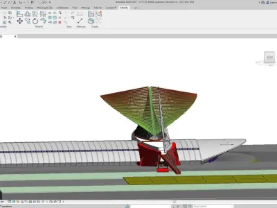 Milwaukee Art Museum model Revit 2021 and render by Lumion 11 3D model