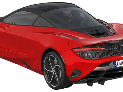 McLaren 750S 3D model