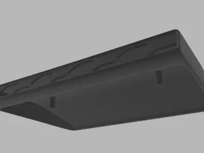 Highly Detailed 3D Air Intake for Automotive Design 3D print model